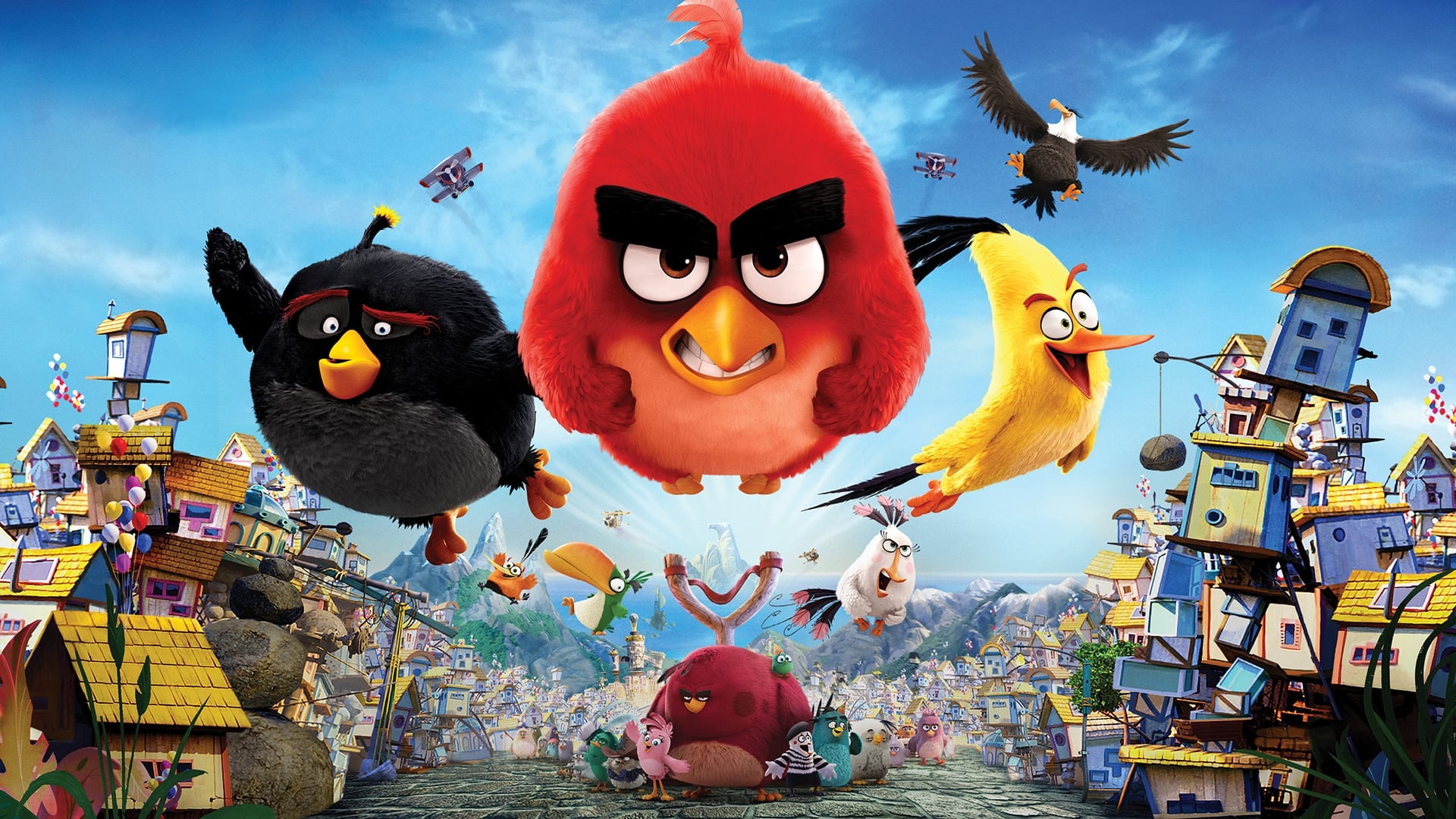 Tapeta filmu Angry Birds ve filmu / The Angry Birds Movie (2016)