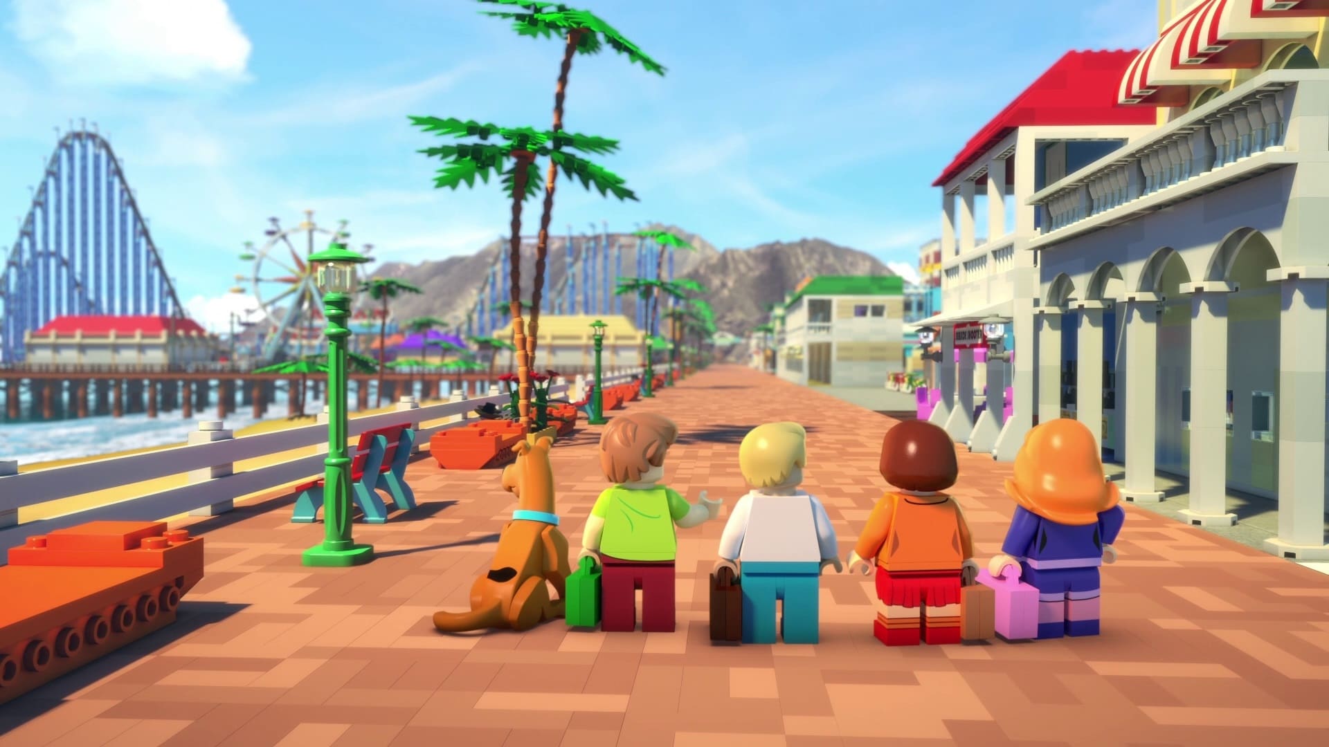 Tapeta filmu Lego Scooby-Doo! Případ pirátského pokladu / Lego Scooby-Doo! Blowout Beach Bash (2017)