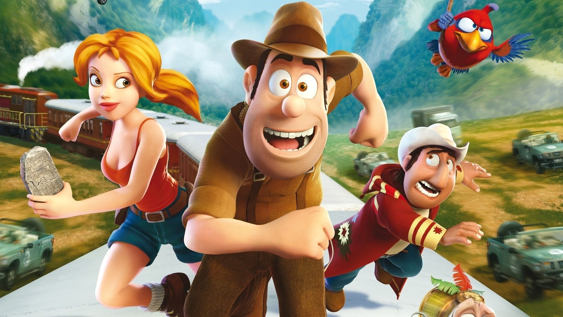 Tapeta filmu Neuvěřitelná dobrodružství Tada Stonese / Tad: The Lost Explorer (2012)