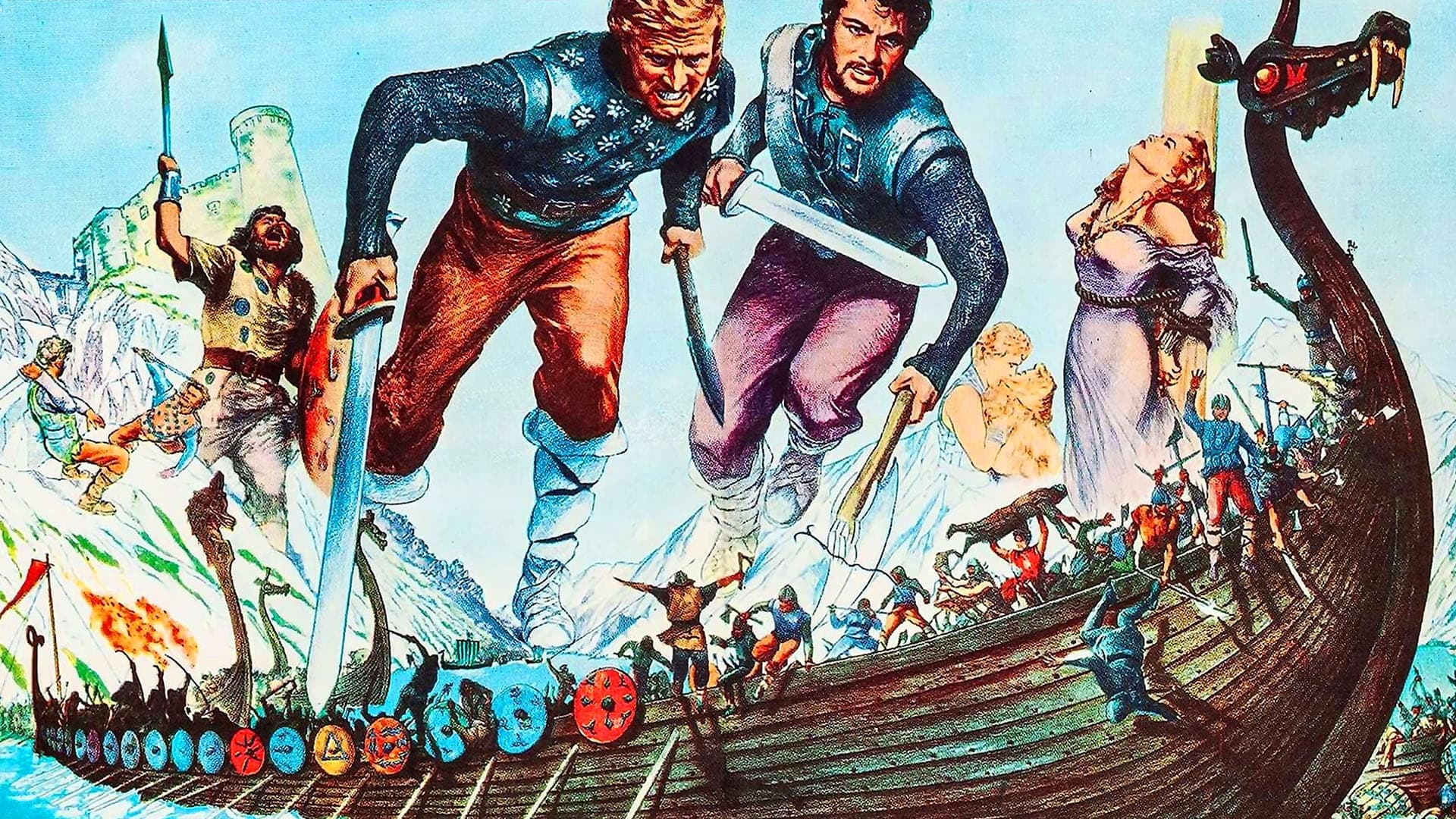 Tapeta filmu Vikingové / The Vikings (1958)