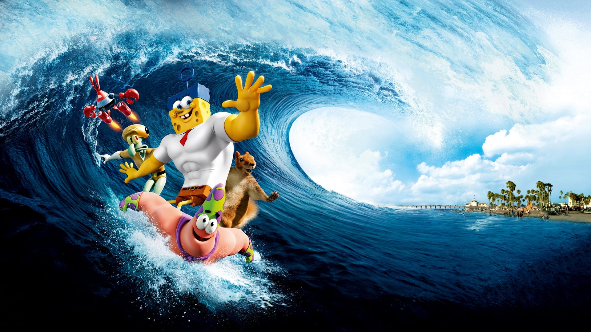 Tapeta filmu SpongeBob ve filmu: Houba na suchu / The SpongeBob Movie: Sponge Out of Water (2015)