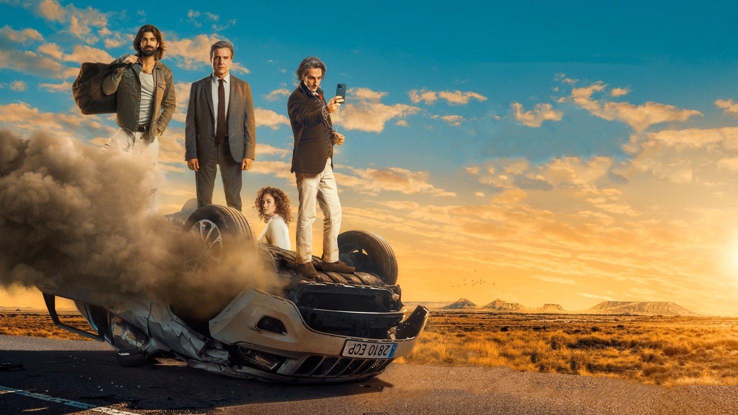 Tapeta filmu Čtvrtý pasažér / Four's a Crowd (2022)