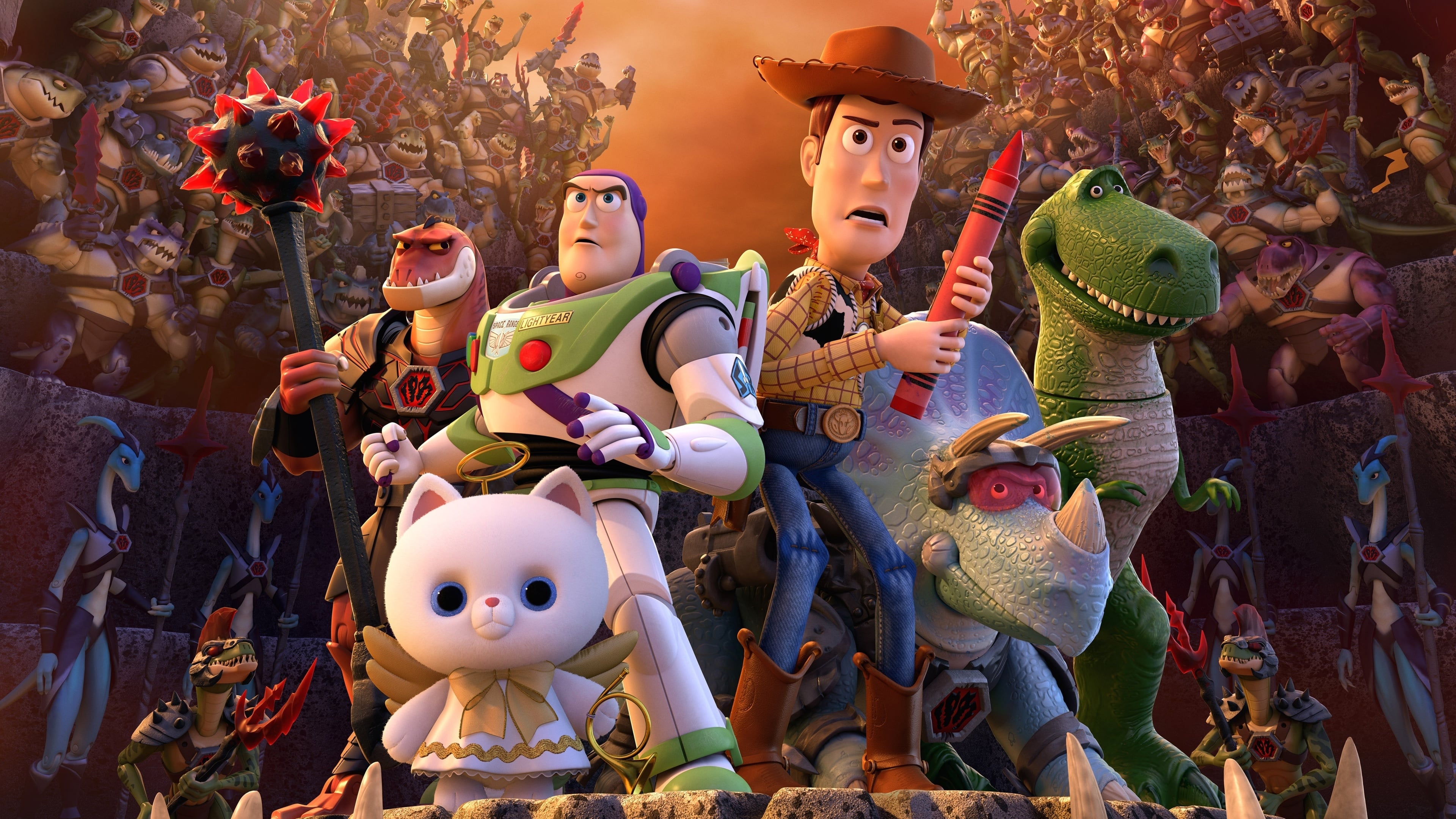 Tapeta filmu Toy Story: Prehistorický / Toy Story That Time Forgot (2014)