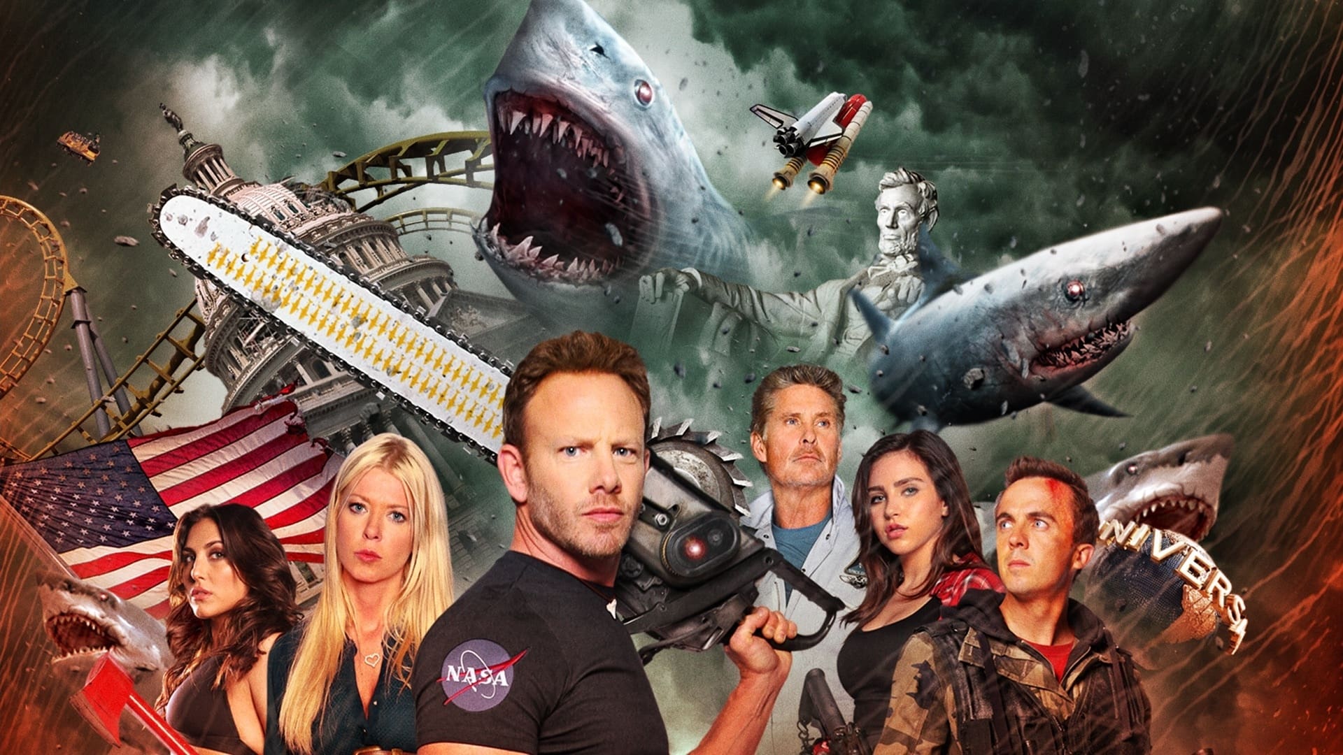 Tapeta filmu Žraločí tornádo 3 / Sharknado 3: Oh Hell No! (2015)