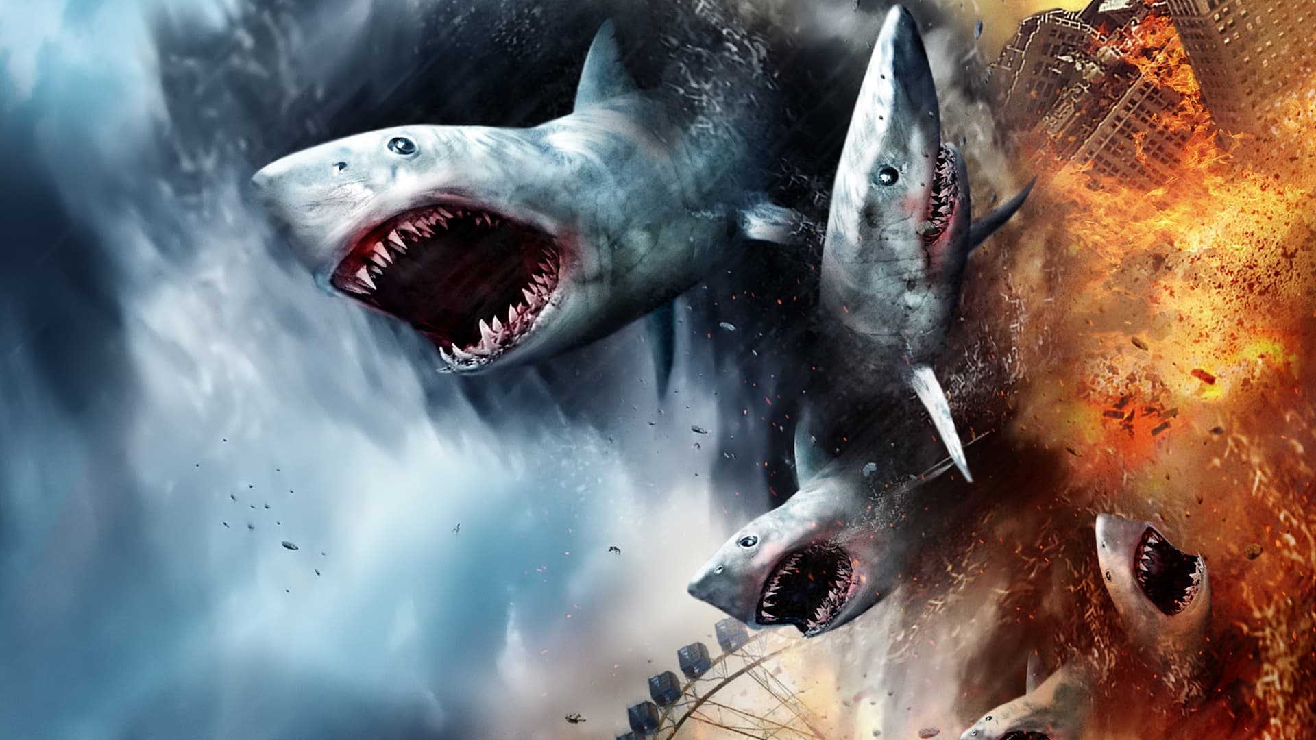 Tapeta filmu Žralokonádo / Sharknado (2013)