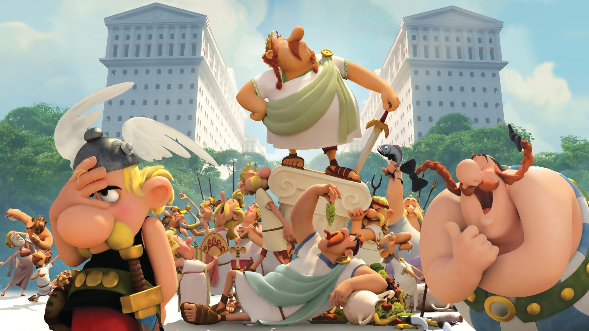 Tapeta filmu Asterix: Sídliště bohů / Asterix and Obelix: Mansion of the Gods (2014)
