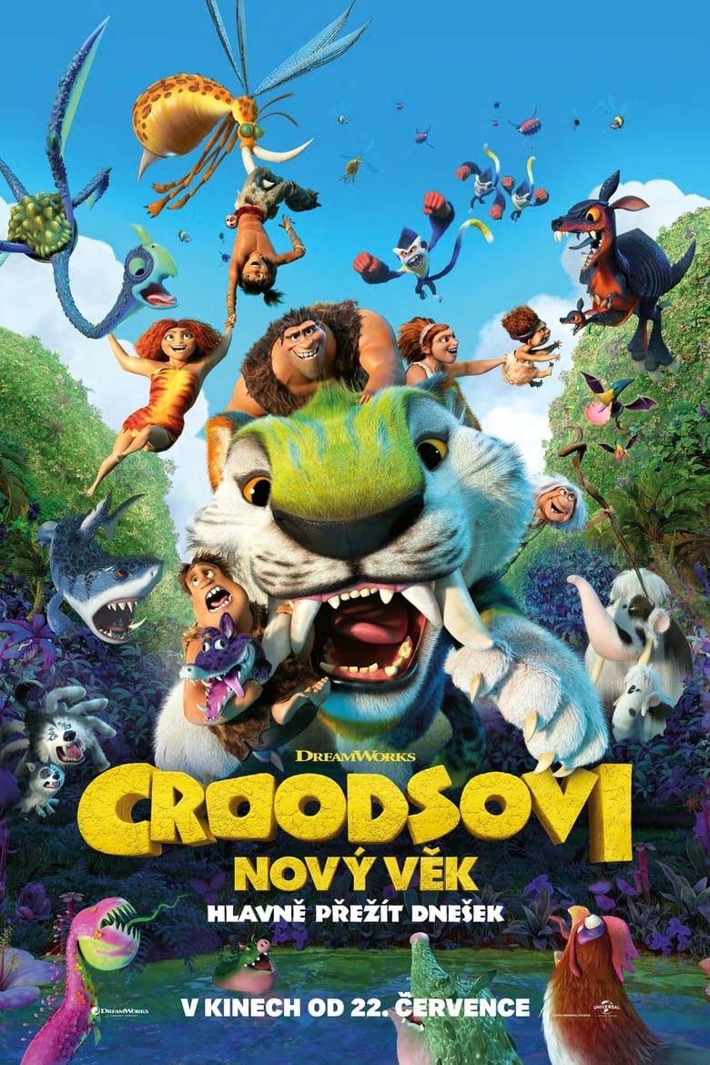 Plakát pro film “Croodsovi: Nový věk”