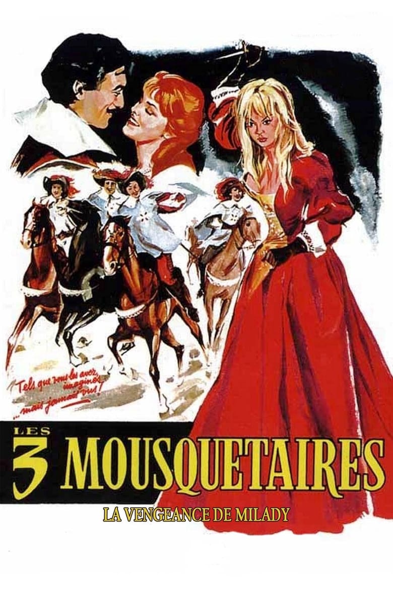 Plakát pro film “Tři mušketýři: Pomsta Milady de Winter”