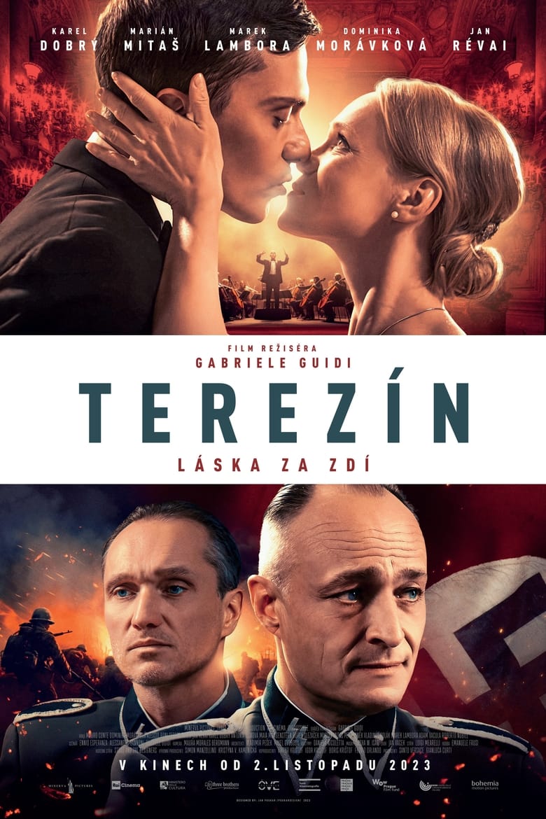 Plakát pro film “Terezín: Láska za zdí”