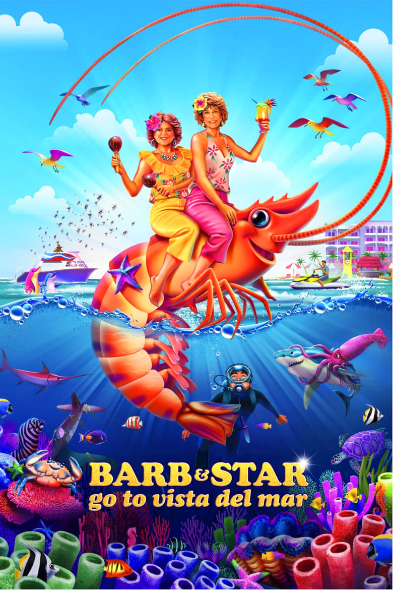 Plakát pro film “Barb a Star jedou do Vista del Mar”