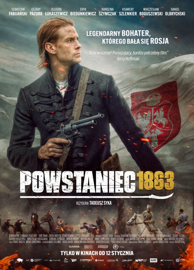 Plakát pro film “Powstaniec 1863”