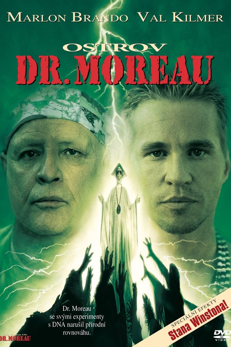 Plakát pro film “Ostrov Dr. Moreau”