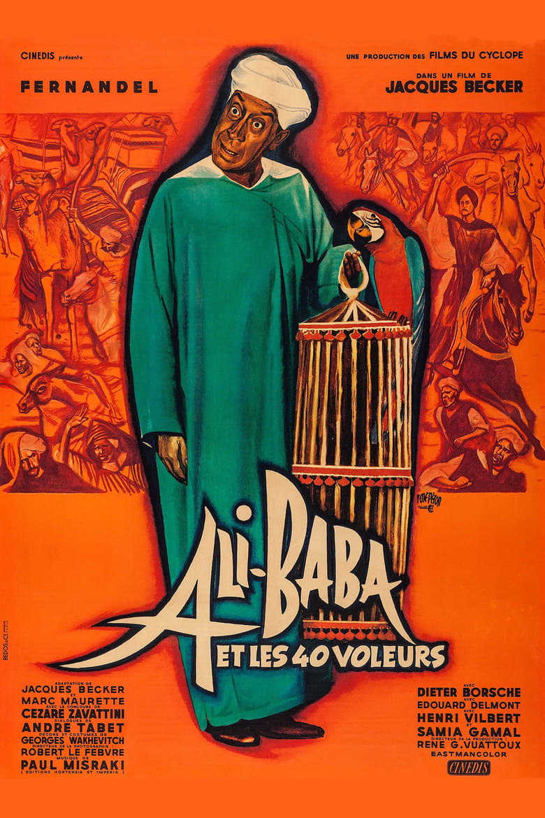 Plakát pro film “Ali – Baba a 40 loupežníků”