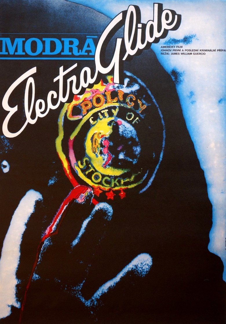 Plakát pro film “Modrá Electra Glide”