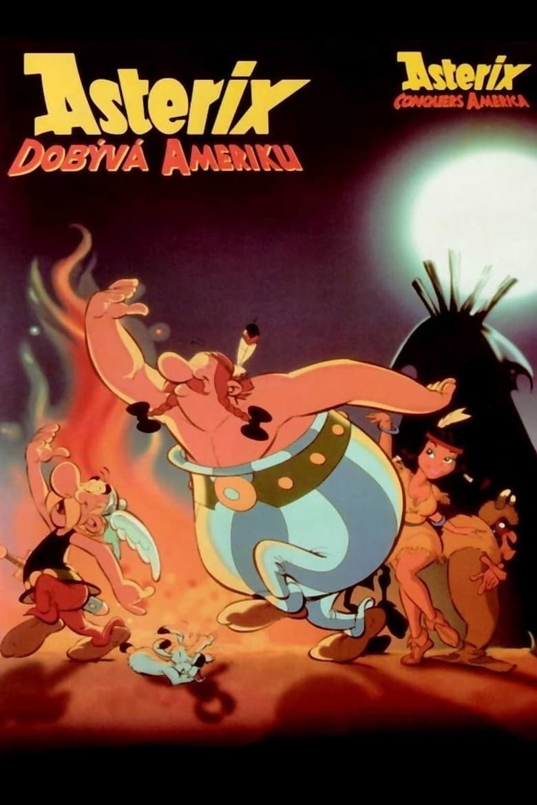 Plakát pro film “Asterix dobývá Ameriku”