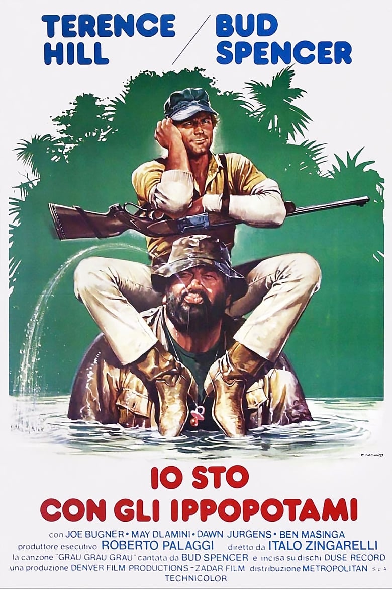 plakát Film Hroši v Africe