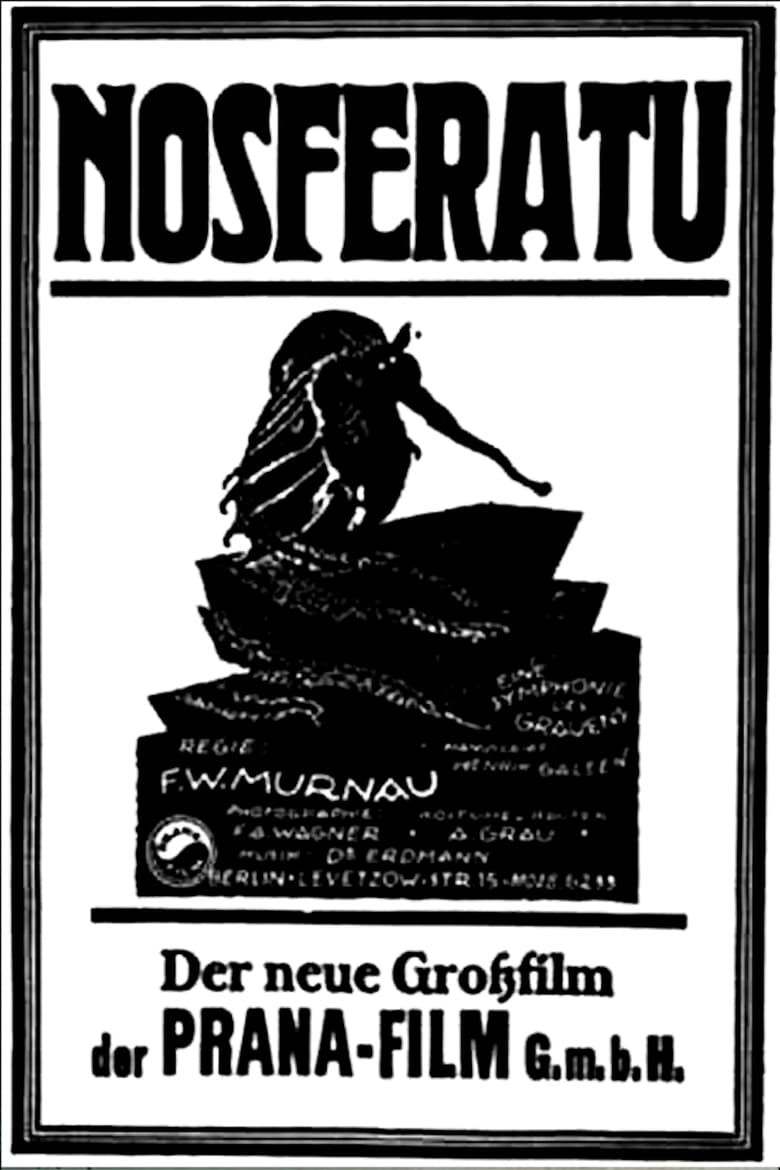 Plakát pro film “Upír Nosferatu”