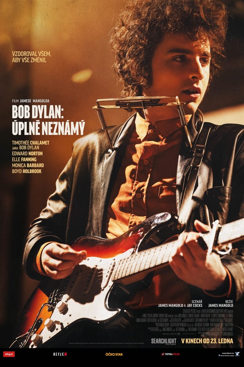 Plakát pro film “Bob Dylan: Úplně neznámý”