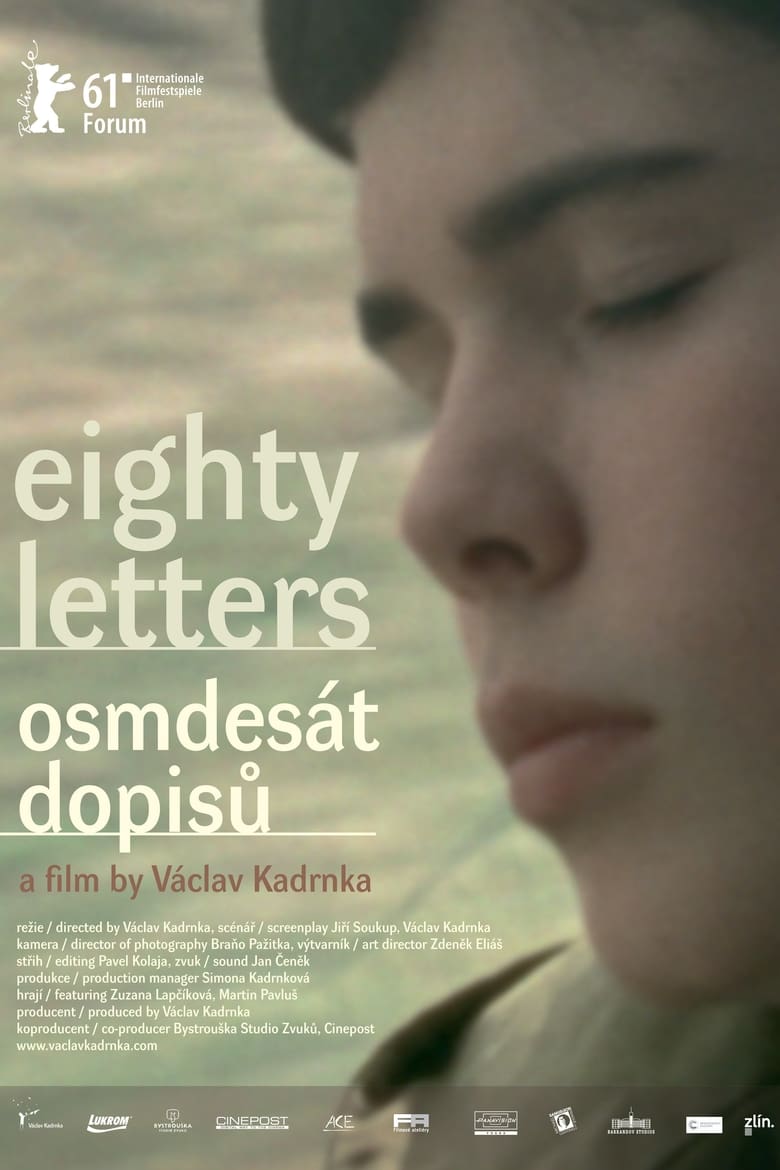 Plakát pro film “Osmdesát dopisů”