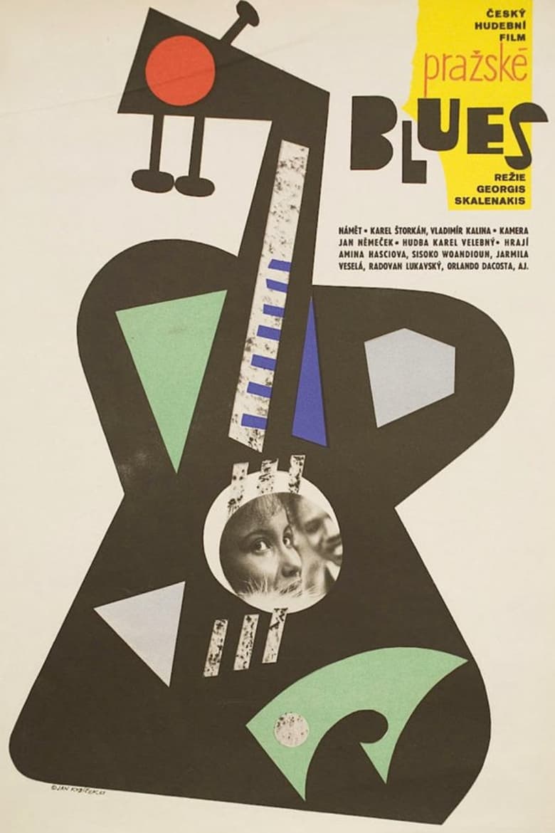 Plakát pro film “Pražské blues”