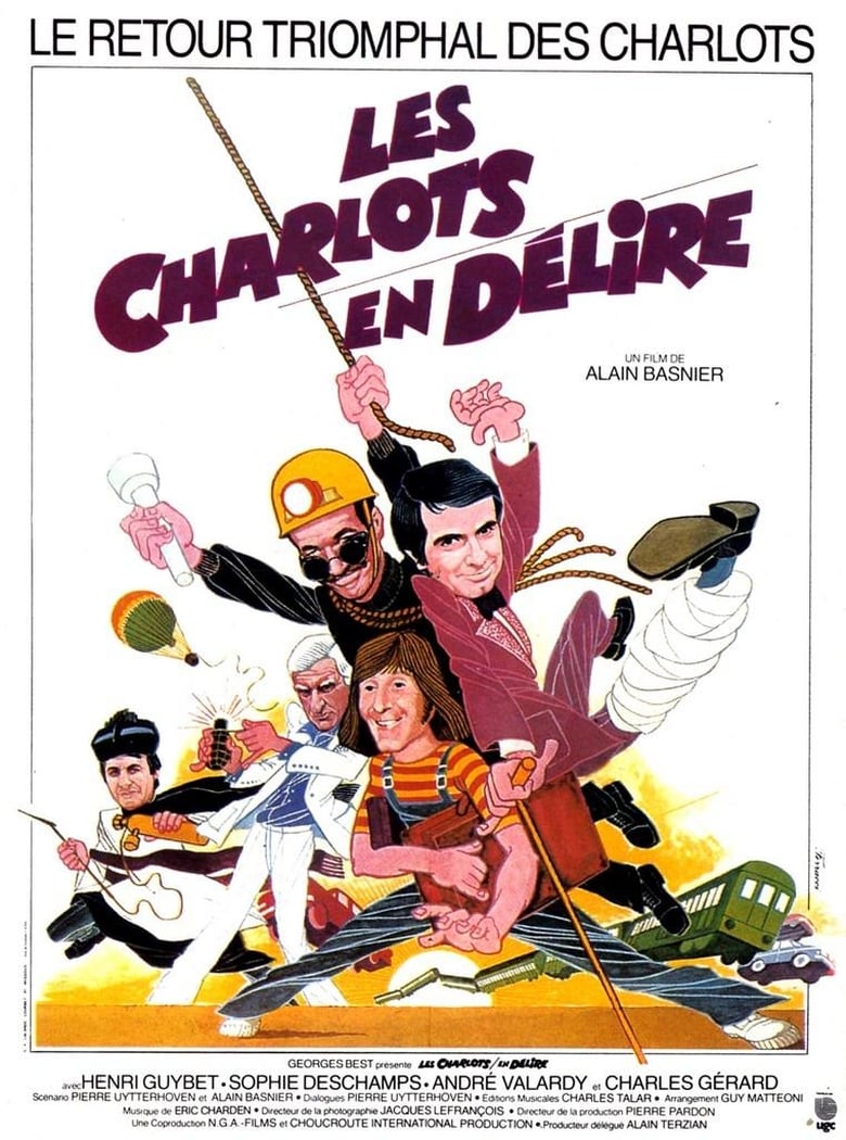 Plakát pro film “Les Charlots en délire”