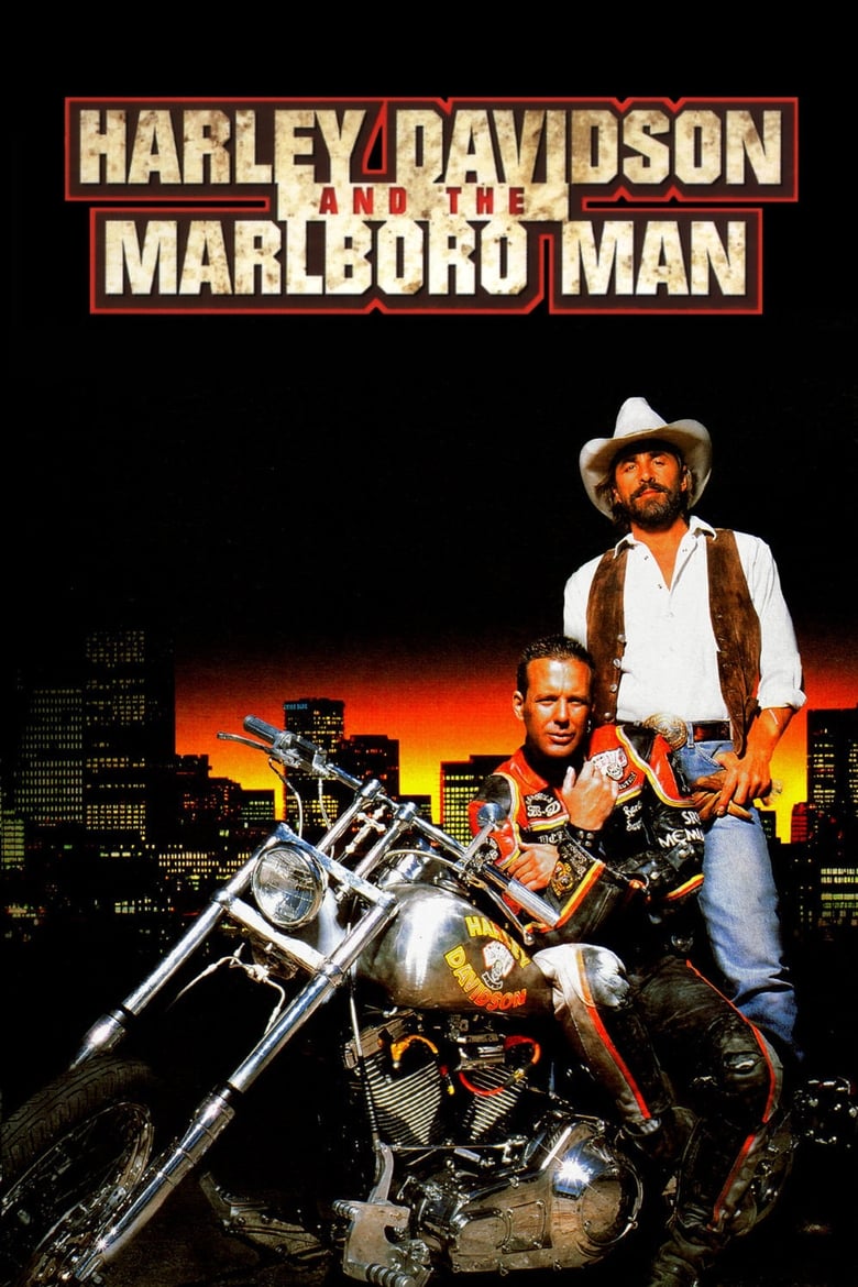 Plakát pro film “Harley Davidson a Marlboro Man”