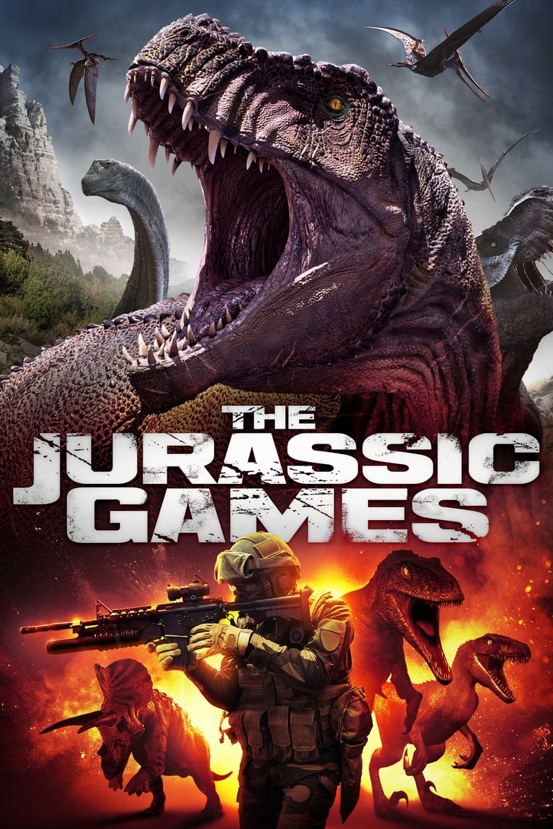 Plakát pro film “Jurassic Games”