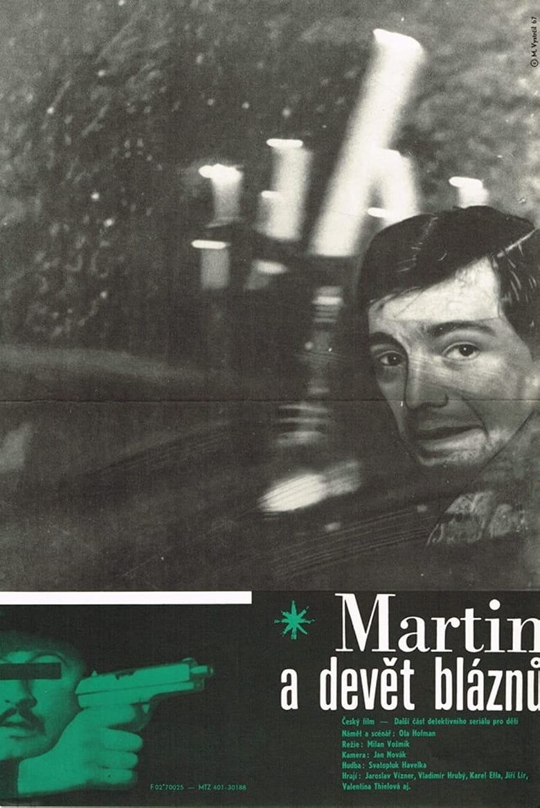 Plakát pro film “Martin a devět bláznů”