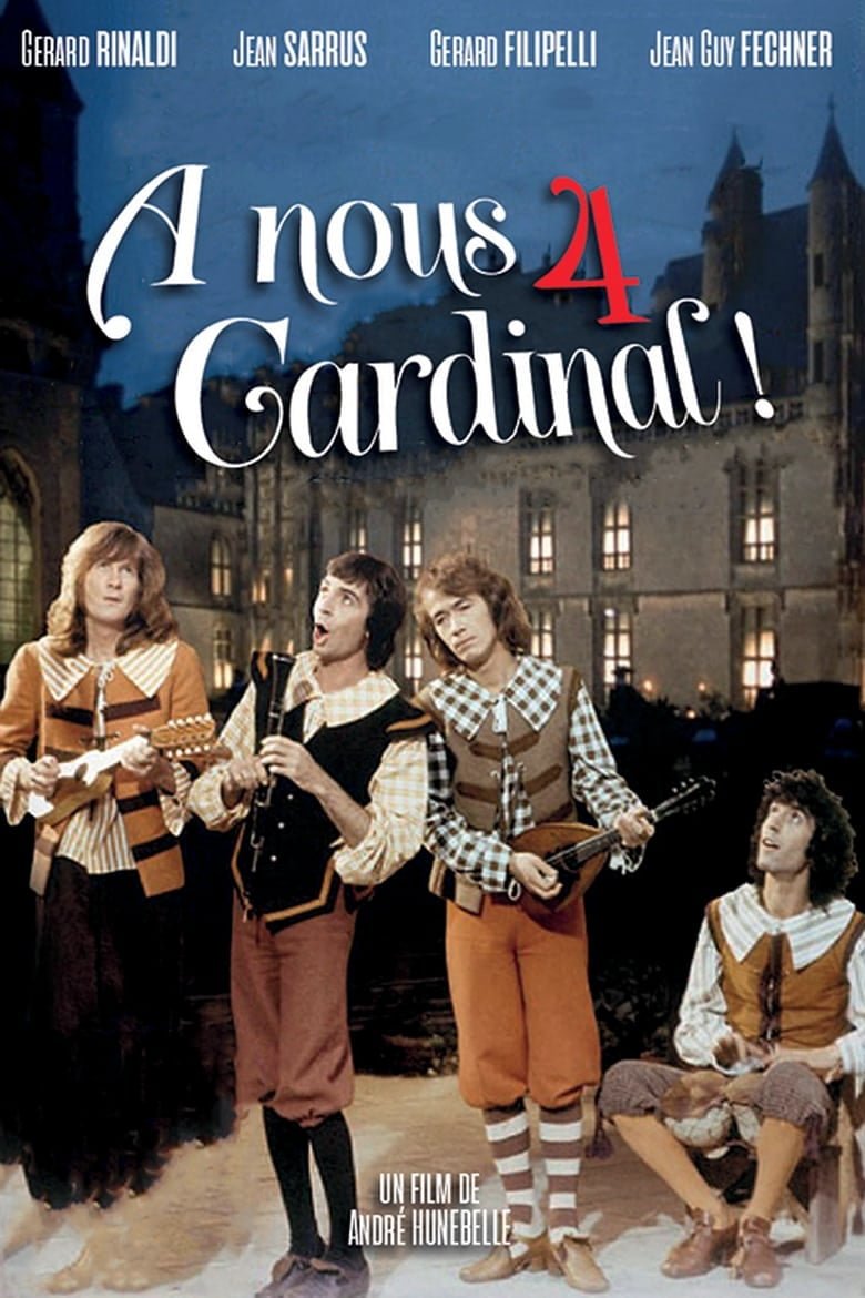 Plakát pro film “Čtyři sluhové a kardinál”