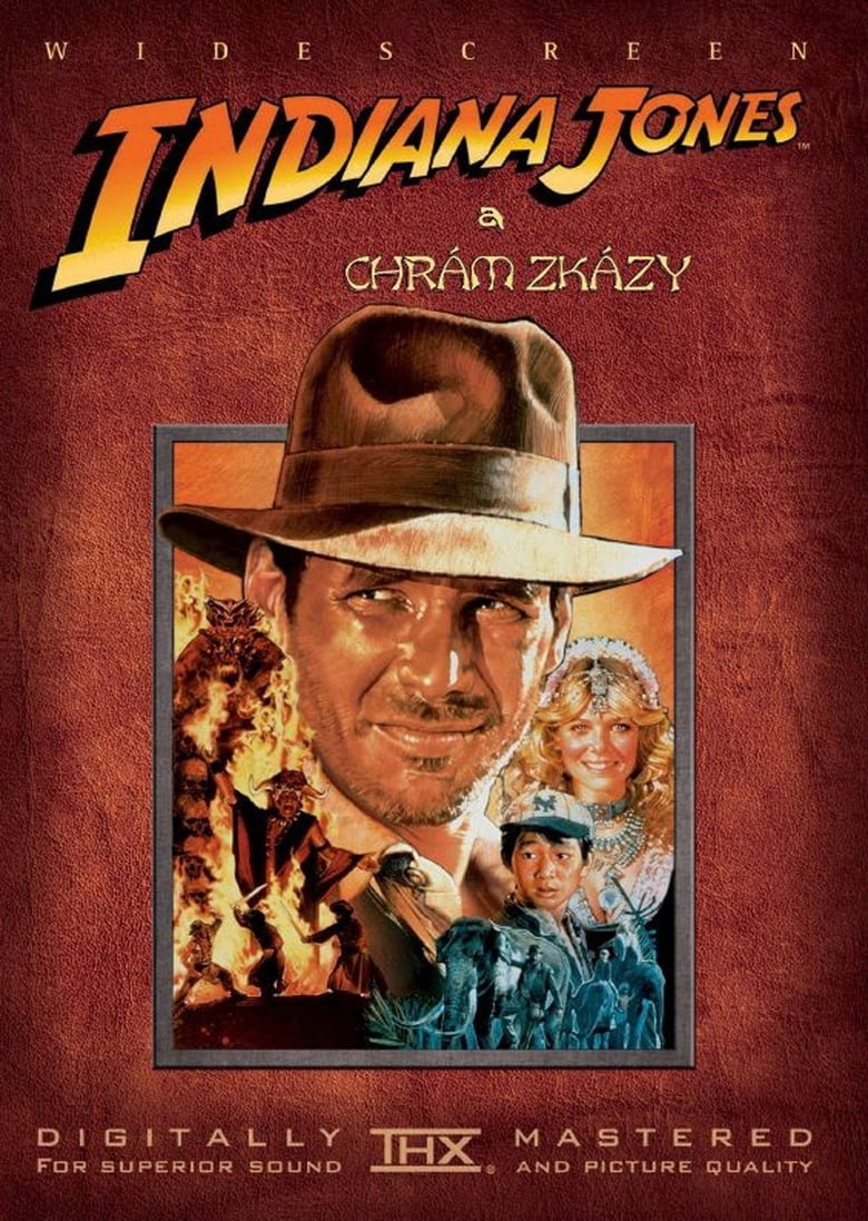 Plakát pro film “Indiana Jones a Chrám zkázy”