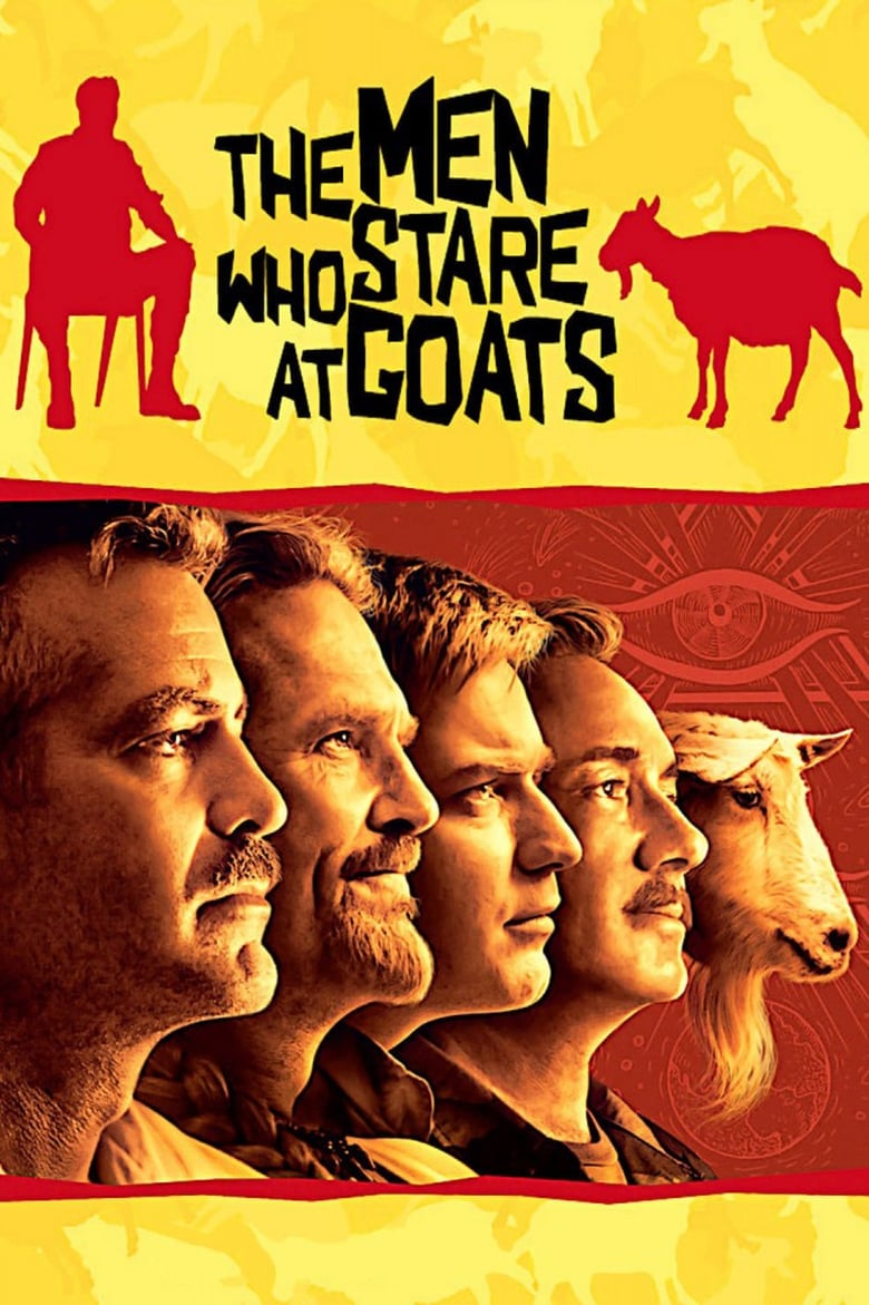 Plakát pro film “Muži, co zírají na kozy”