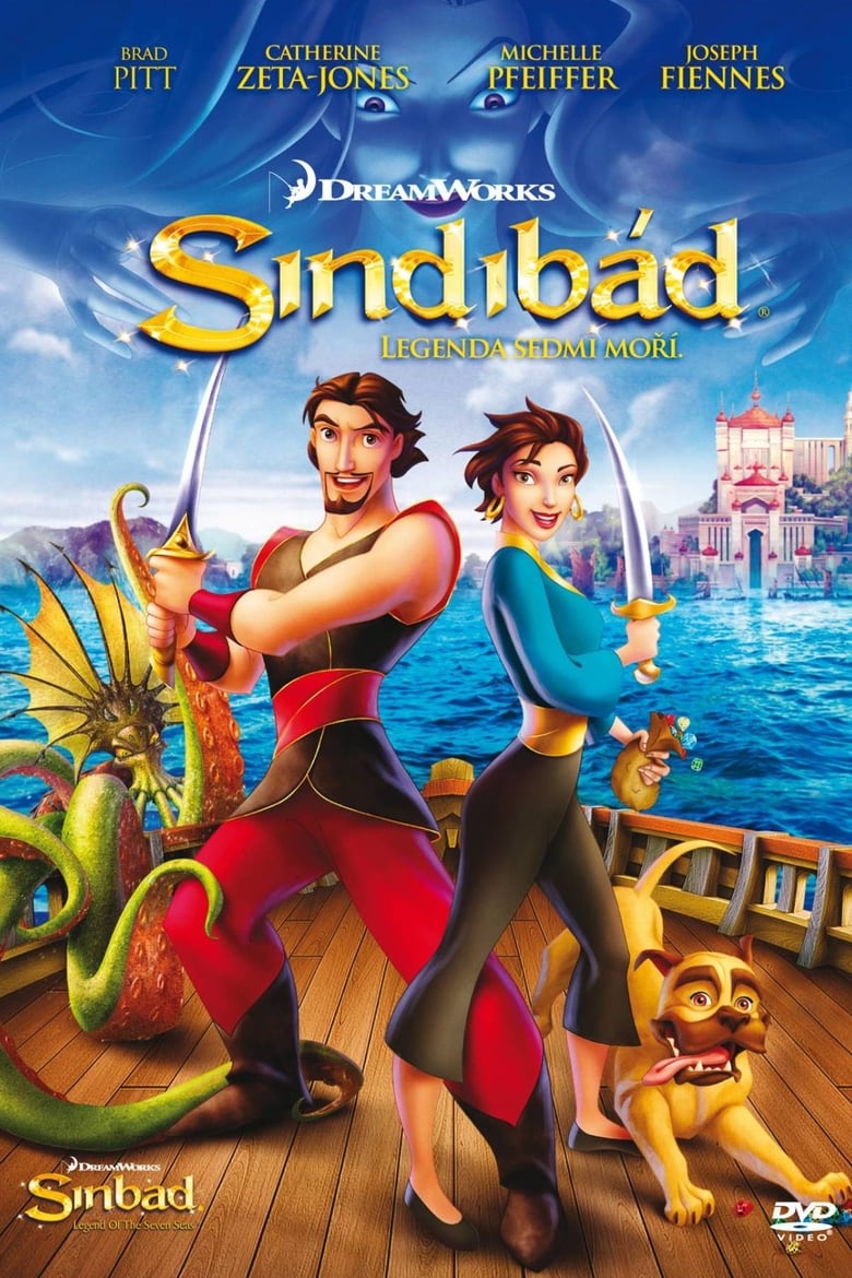 Plakát pro film “Sindibád: Legenda sedmi moří”
