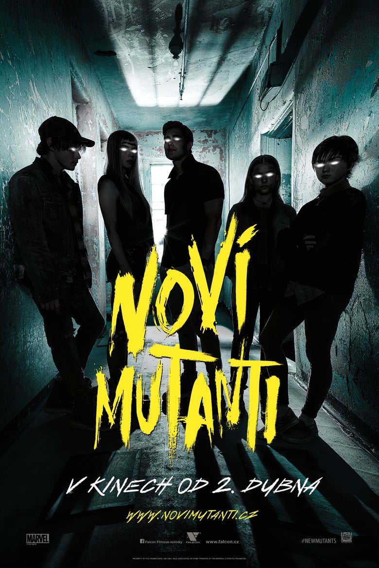 Plakát pro film “Noví mutanti”