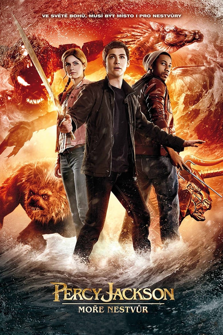 Plakát pro film “Percy Jackson: Moře nestvůr”