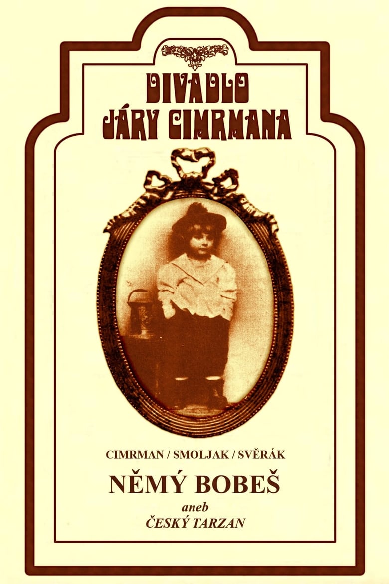 Plakát pro film “Němý Bobeš aneb Český Tarzan”