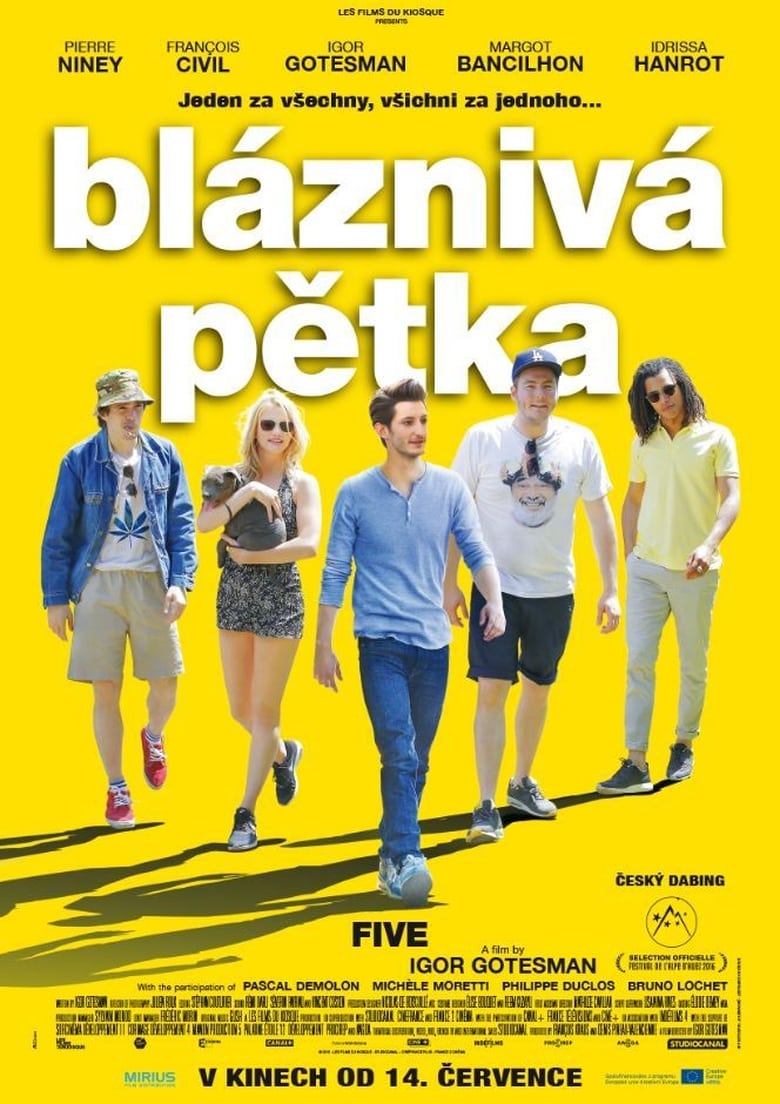 plakát Film Bláznivá pětka