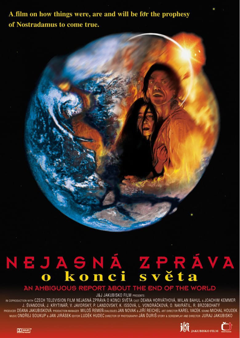 Plakát pro film “Nejasná zpráva o konci světa”