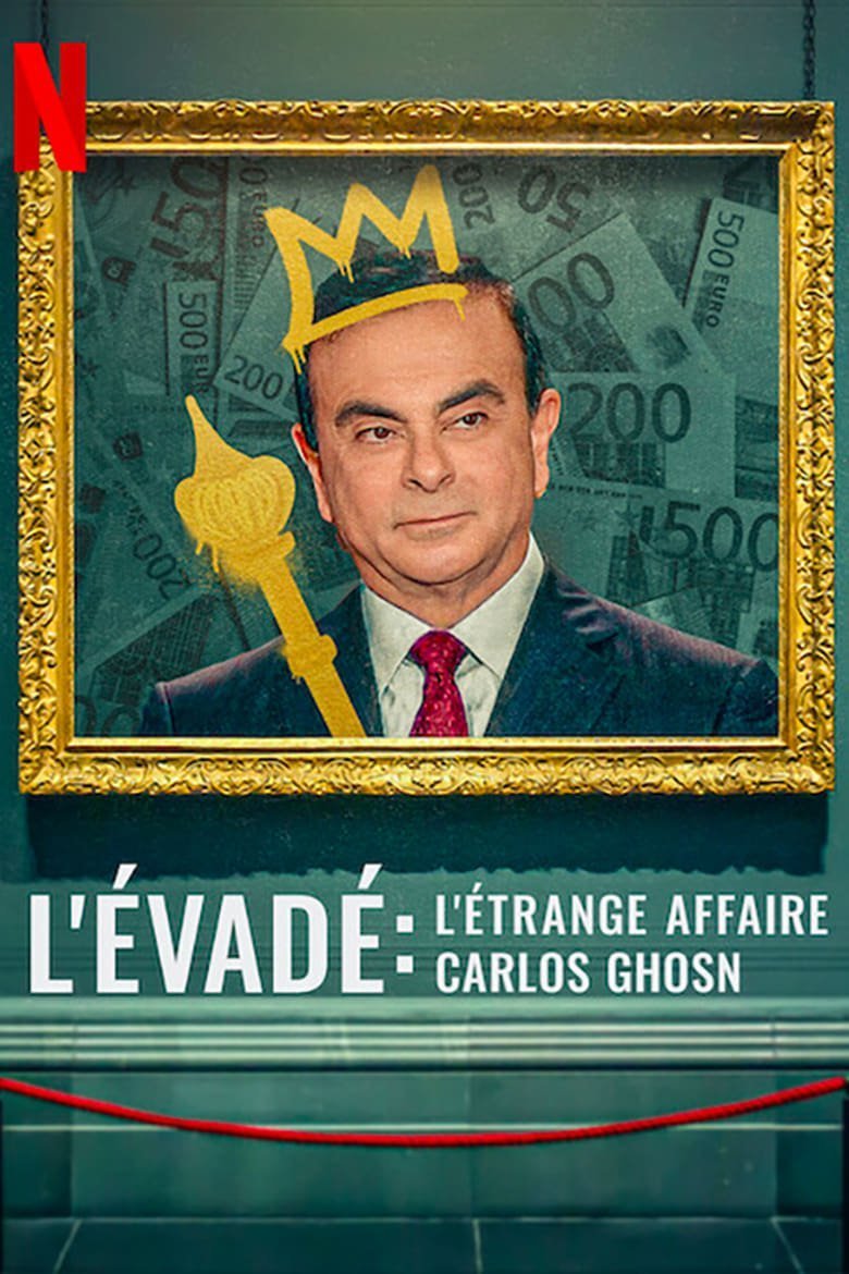 Plakát pro film “Uprchlík: Podivuhodný případ Carlose Ghosna”