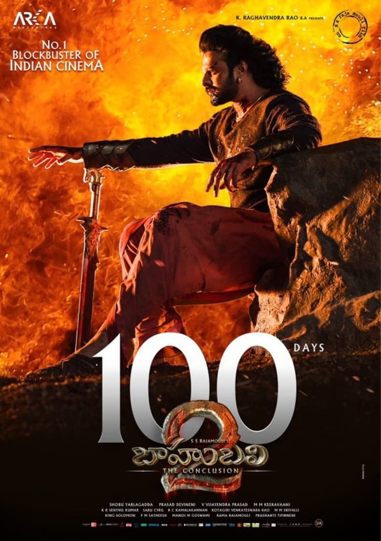 Plakát pro film “Baahubali 2: The Conclusion”