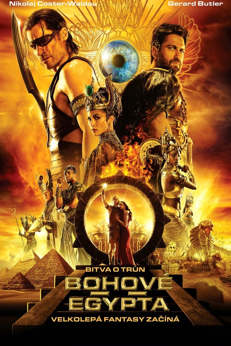 Plakát pro film “Bohové Egypta”