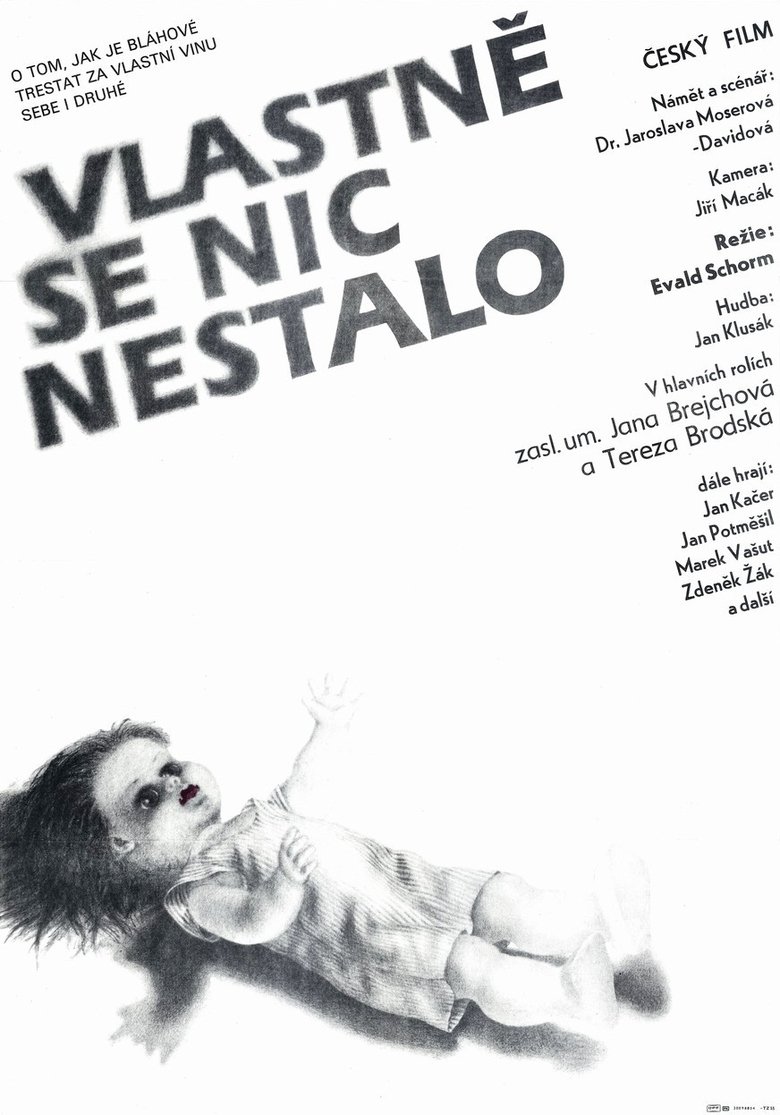 Plakát pro film “Vlastně se nic nestalo”