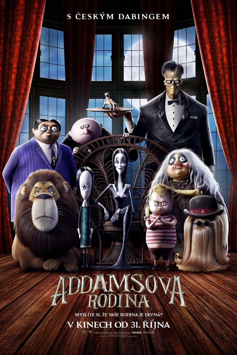 Plakát pro film “Addamsova rodina”