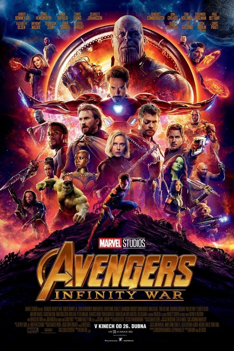 Plakát pro film “Avengers: Infinity War”