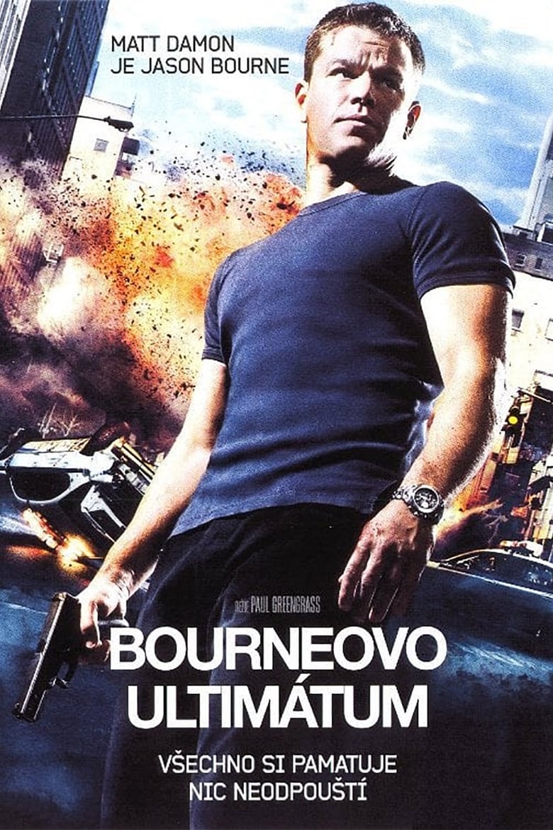 Plakát pro film “Bourneovo ultimátum”