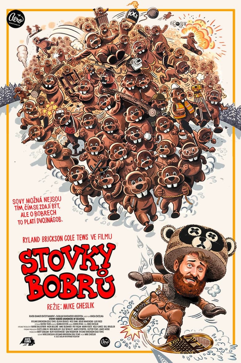 Plakát pro film “Stovky bobrů”