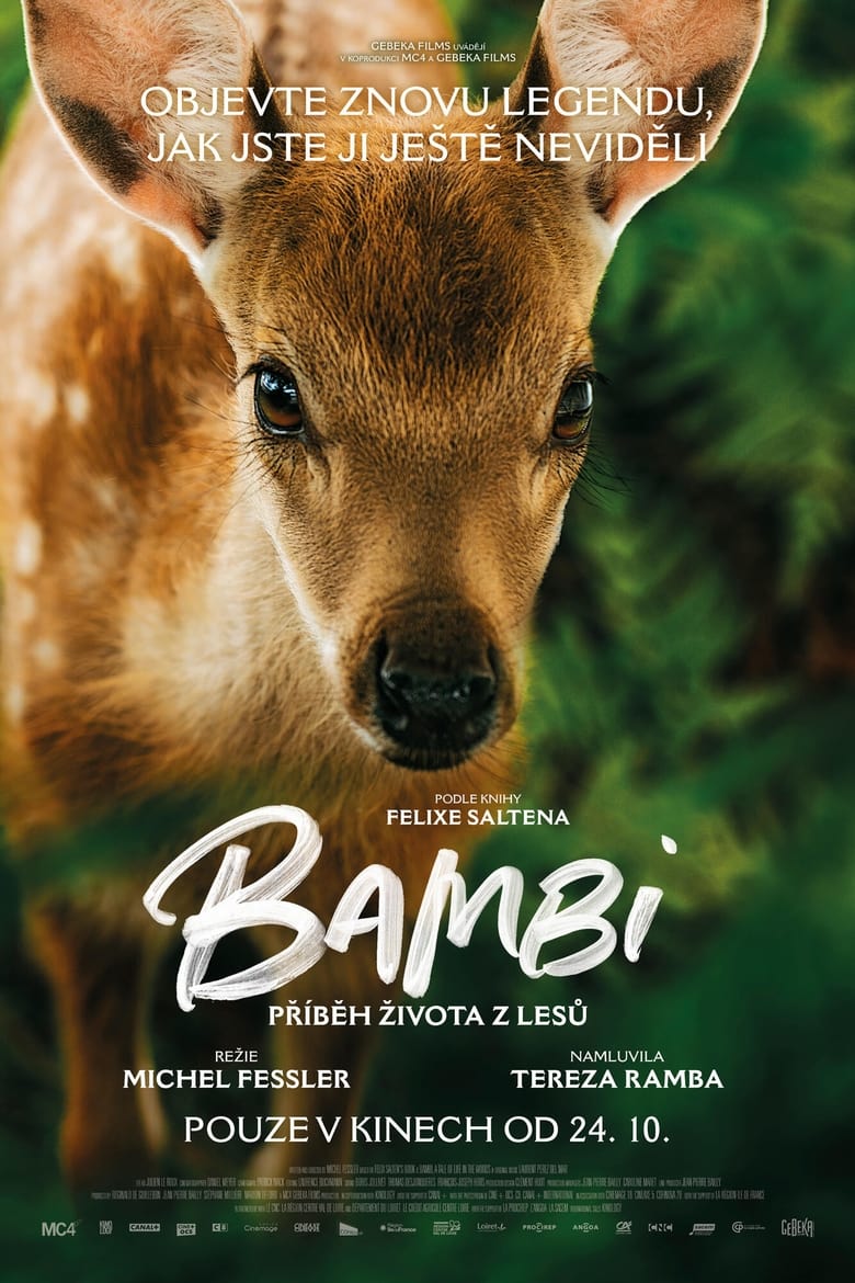 Plakát pro film “Bambi: Příběh života z lesů”