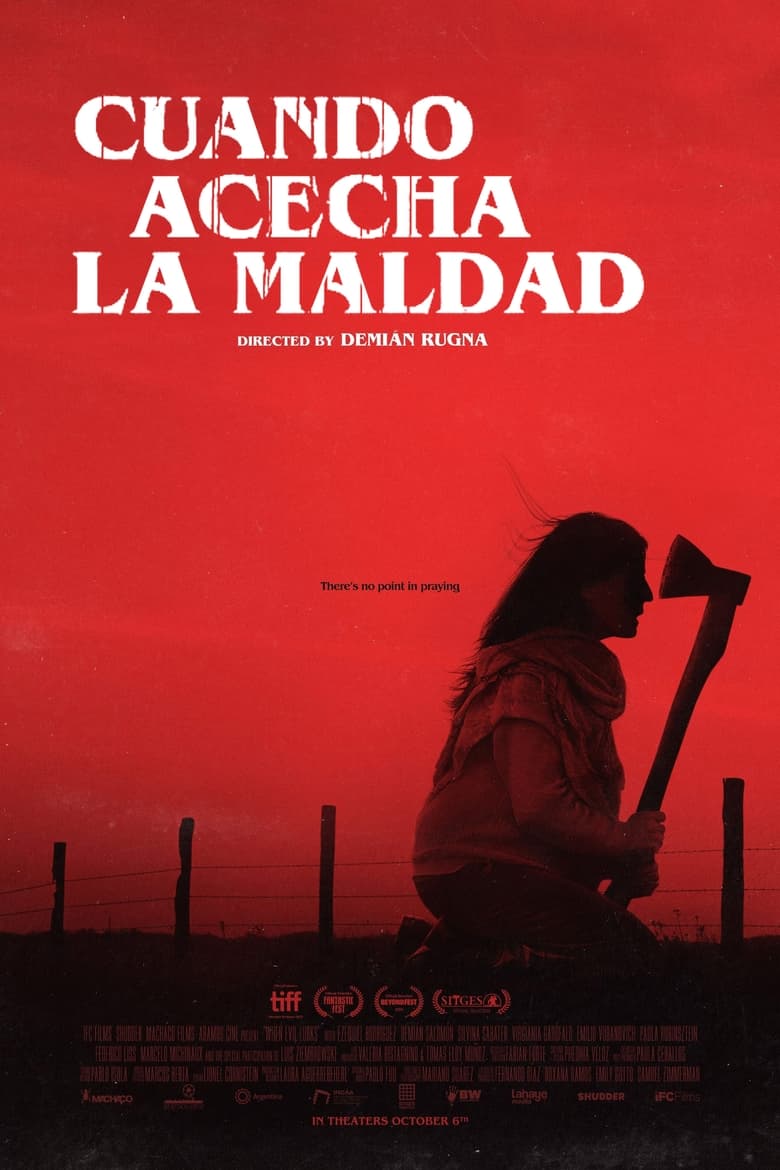 Plakát pro film “Cuando acecha la maldad”