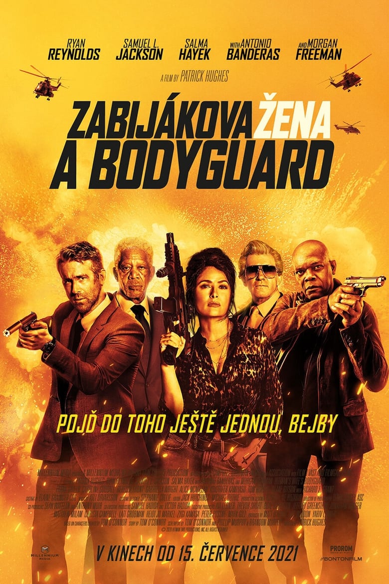 Plakát pro film “Zabijákova žena & bodyguard”