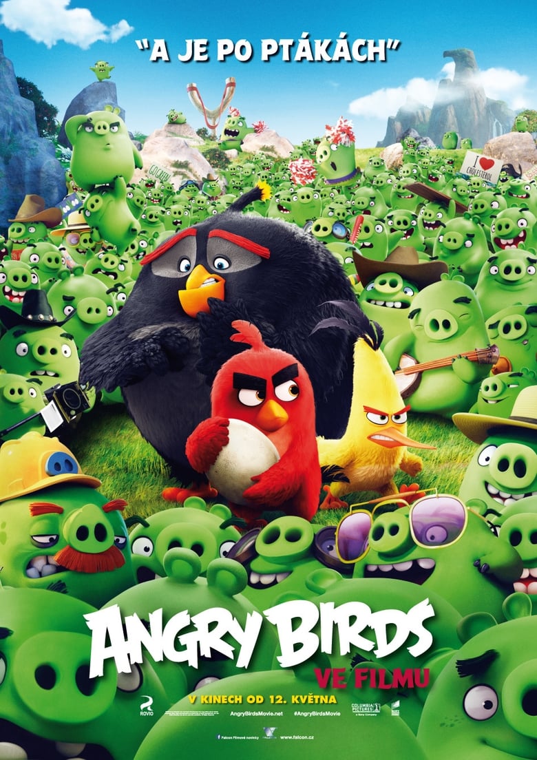 Plakát pro film “Angry Birds ve filmu”