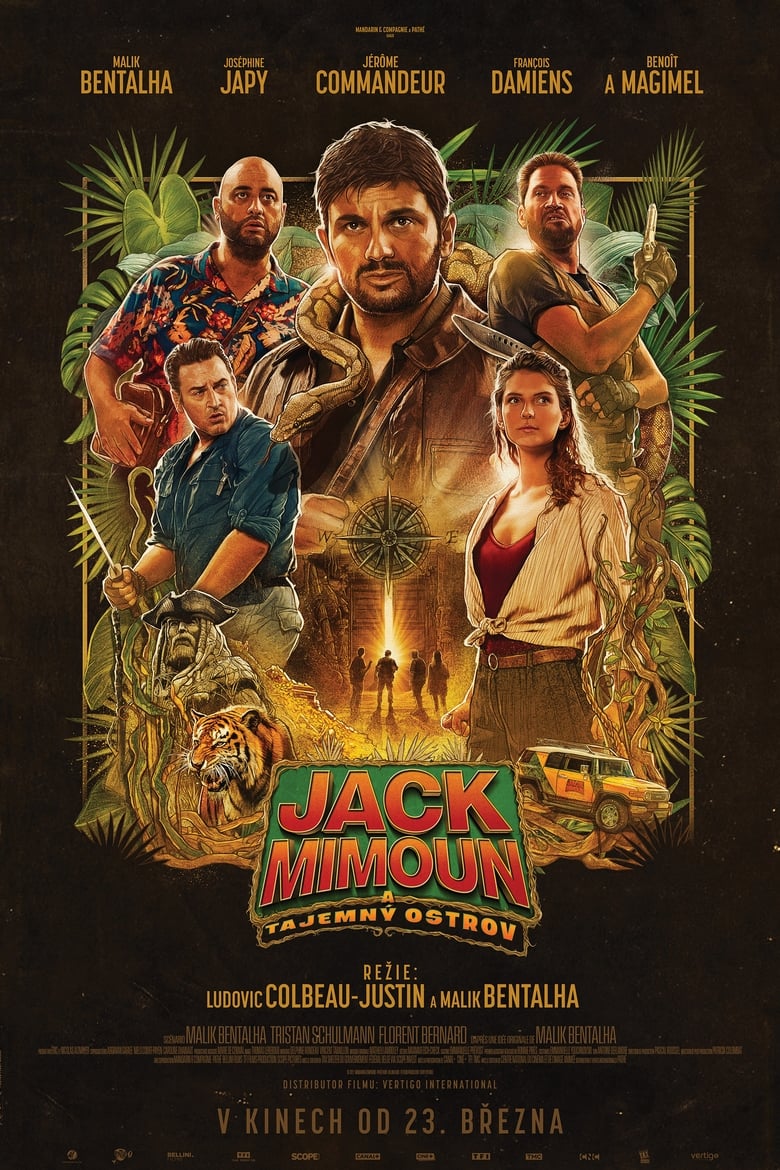 Plakát pro film “Jack Mimoun a tajemný ostrov”